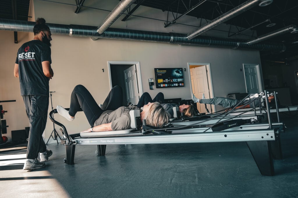 Pilates in Calera AL on Main Street at Reset Physical Therapy and Performance
